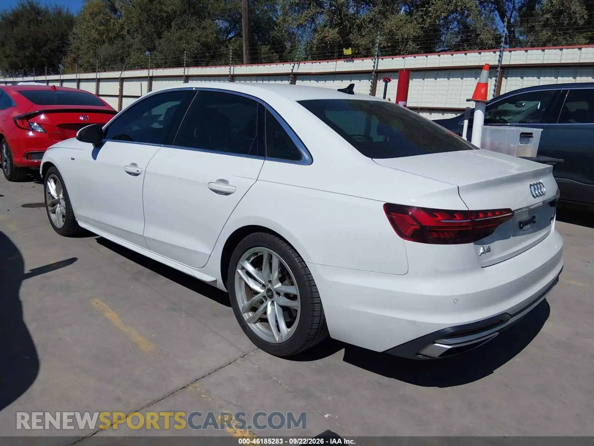 3 Photograph of a damaged car WAUEAAF44NN003865 AUDI A4 2022