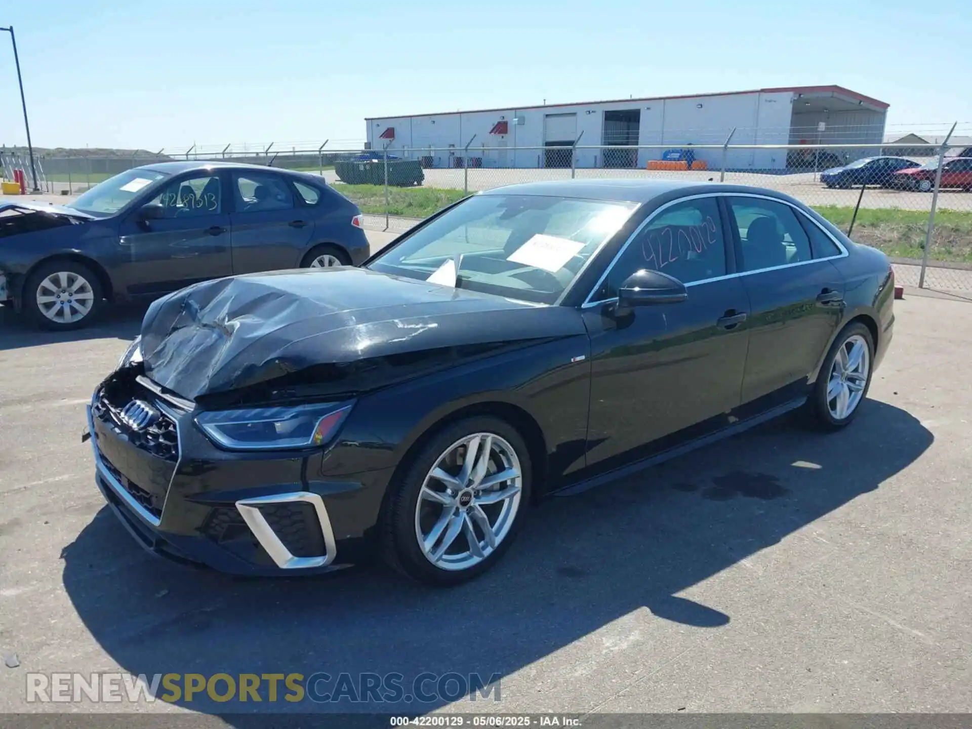 2 Photograph of a damaged car WAUEAAF44NN011772 AUDI A4 2022