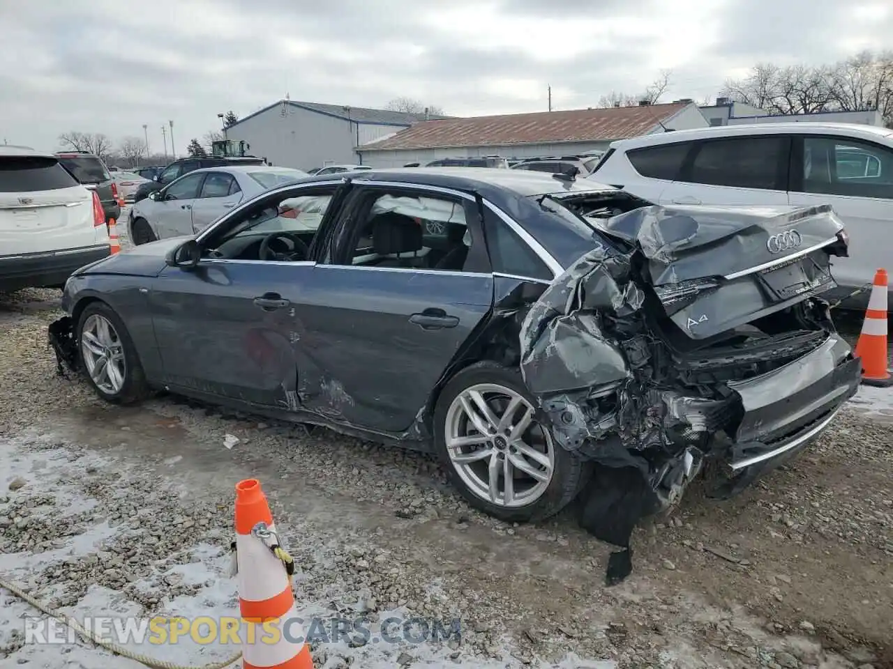 2 Photograph of a damaged car WAUEAAF44NN012422 AUDI A4 2022