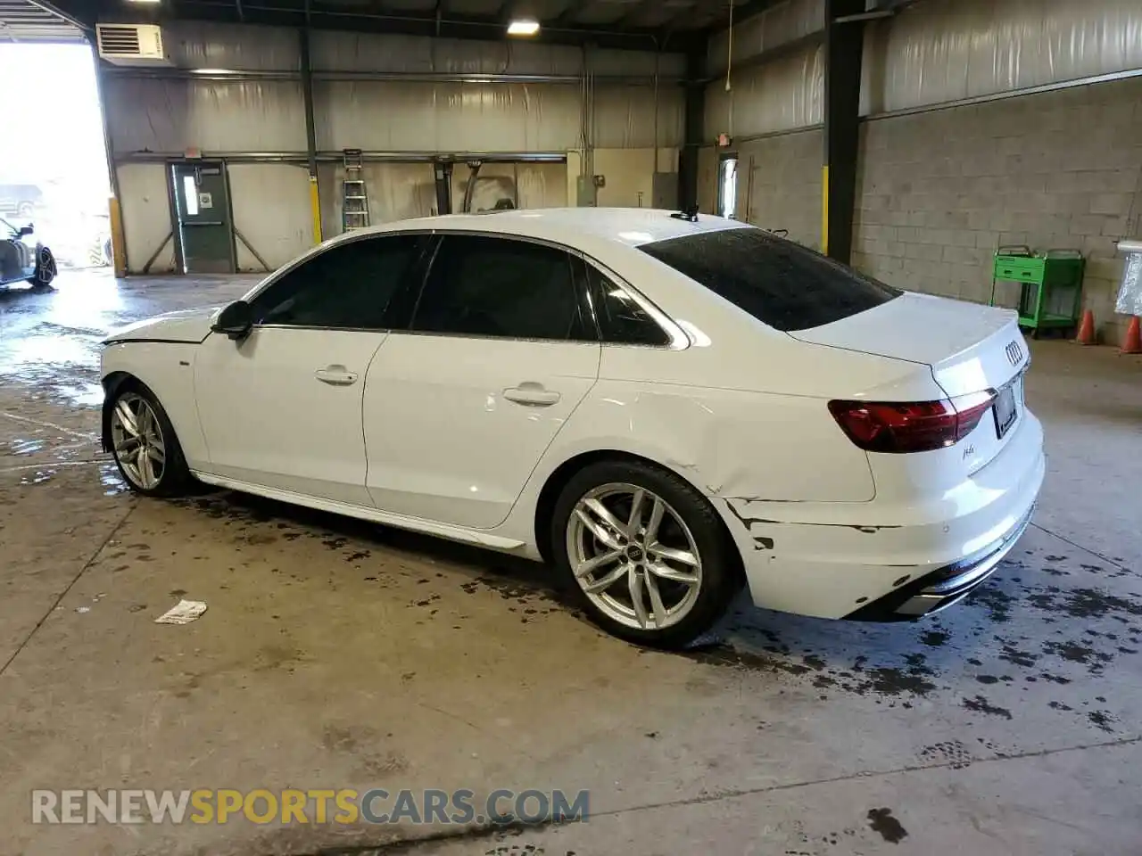2 Photograph of a damaged car WAUEAAF45NN007245 AUDI A4 2022