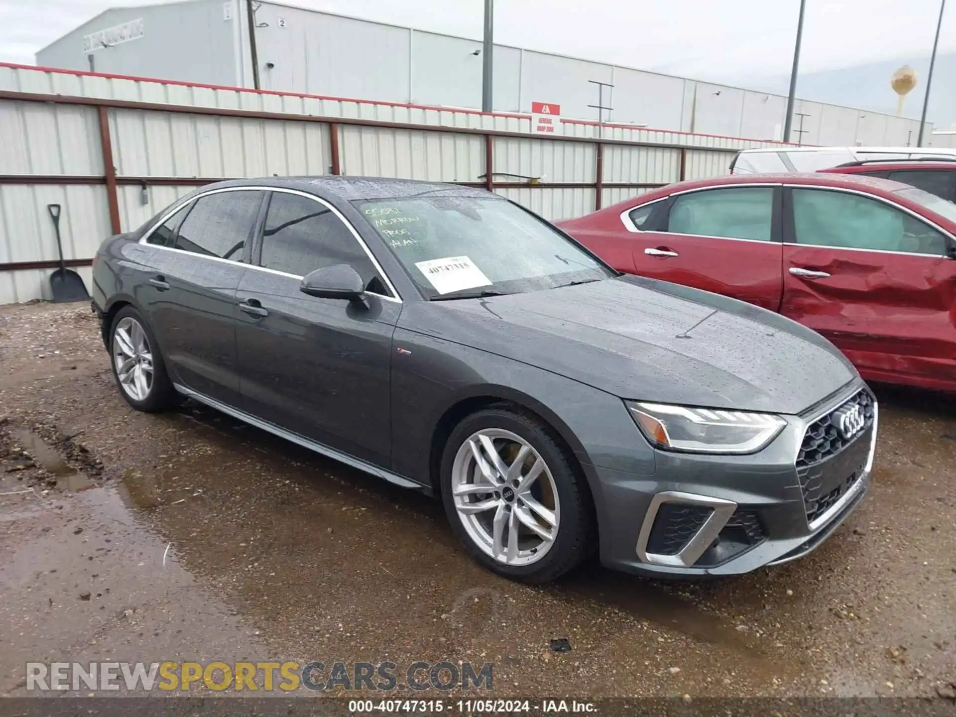 1 fotografías del automóvil dañado WAUEAAF45NN009688 AUDI A4 2022