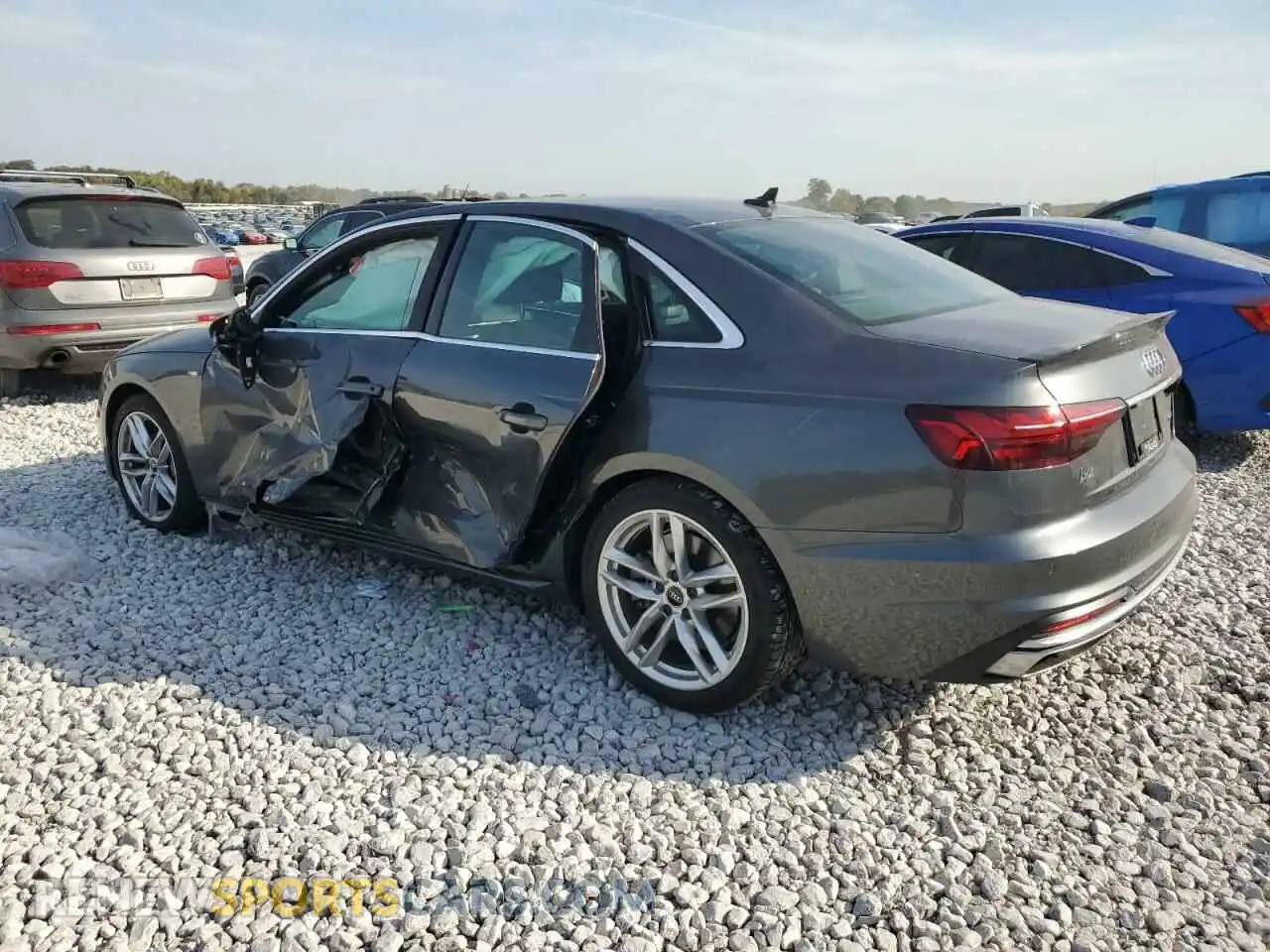 2 Photograph of a damaged car WAUEAAF45NN012350 AUDI A4 2022