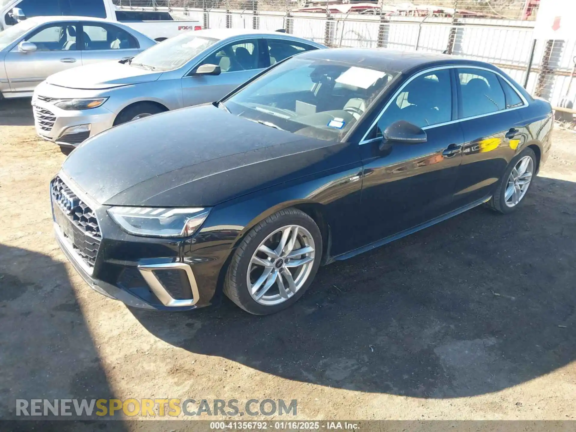 2 Photograph of a damaged car WAUEAAF47NN014763 AUDI A4 2022