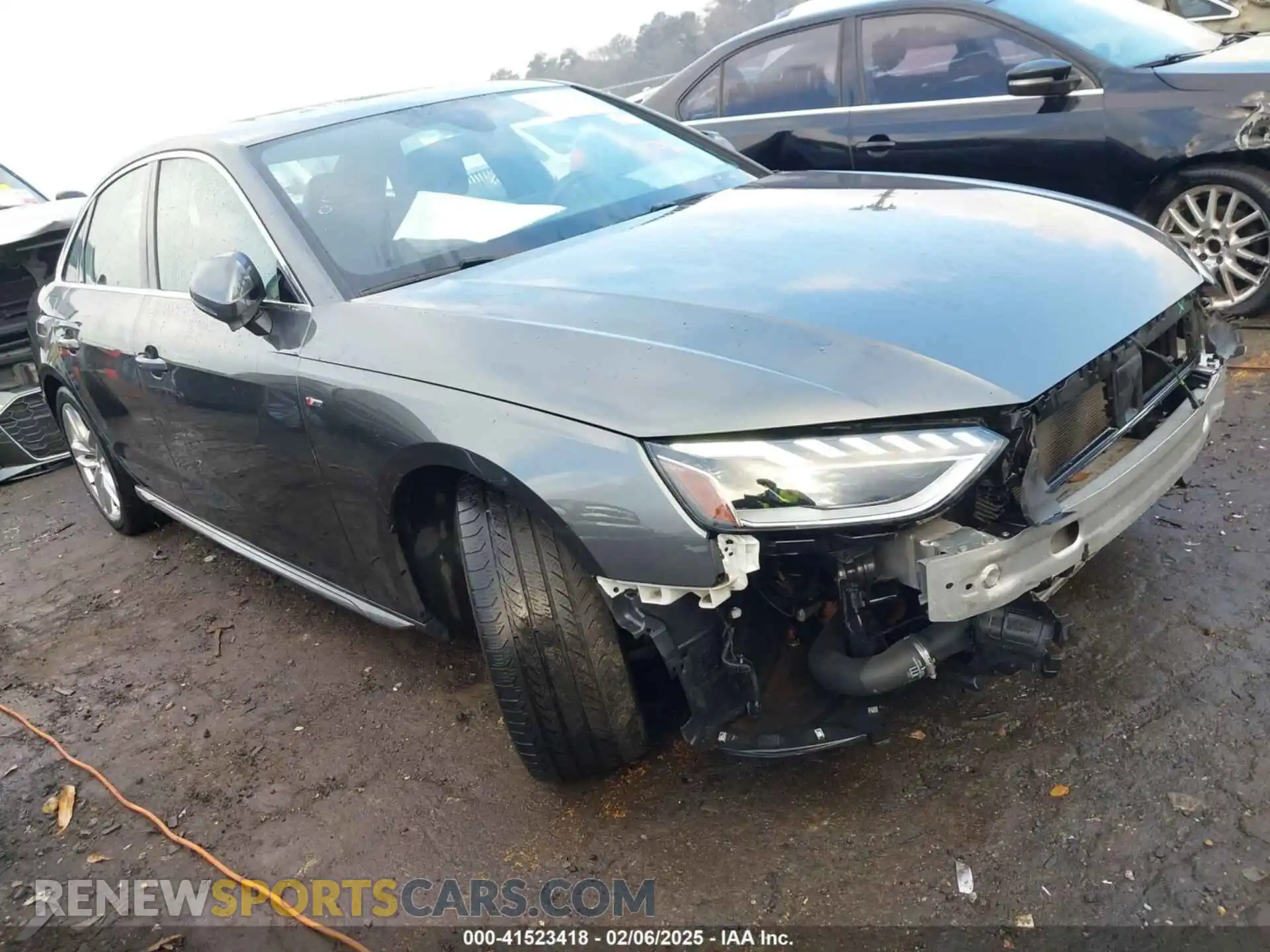 1 Photograph of a damaged car WAUEAAF48NA044653 AUDI A4 2022