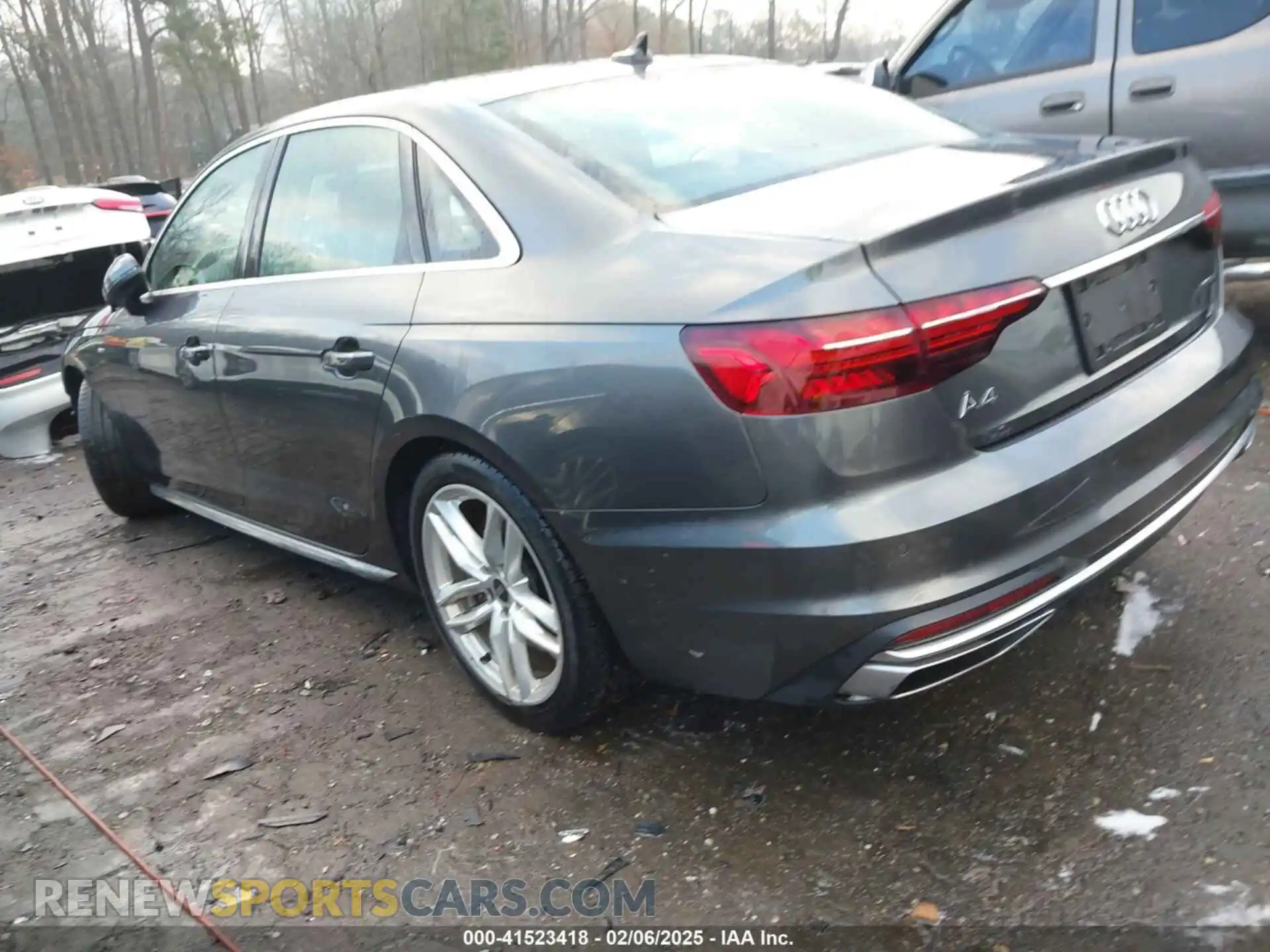 3 Photograph of a damaged car WAUEAAF48NA044653 AUDI A4 2022