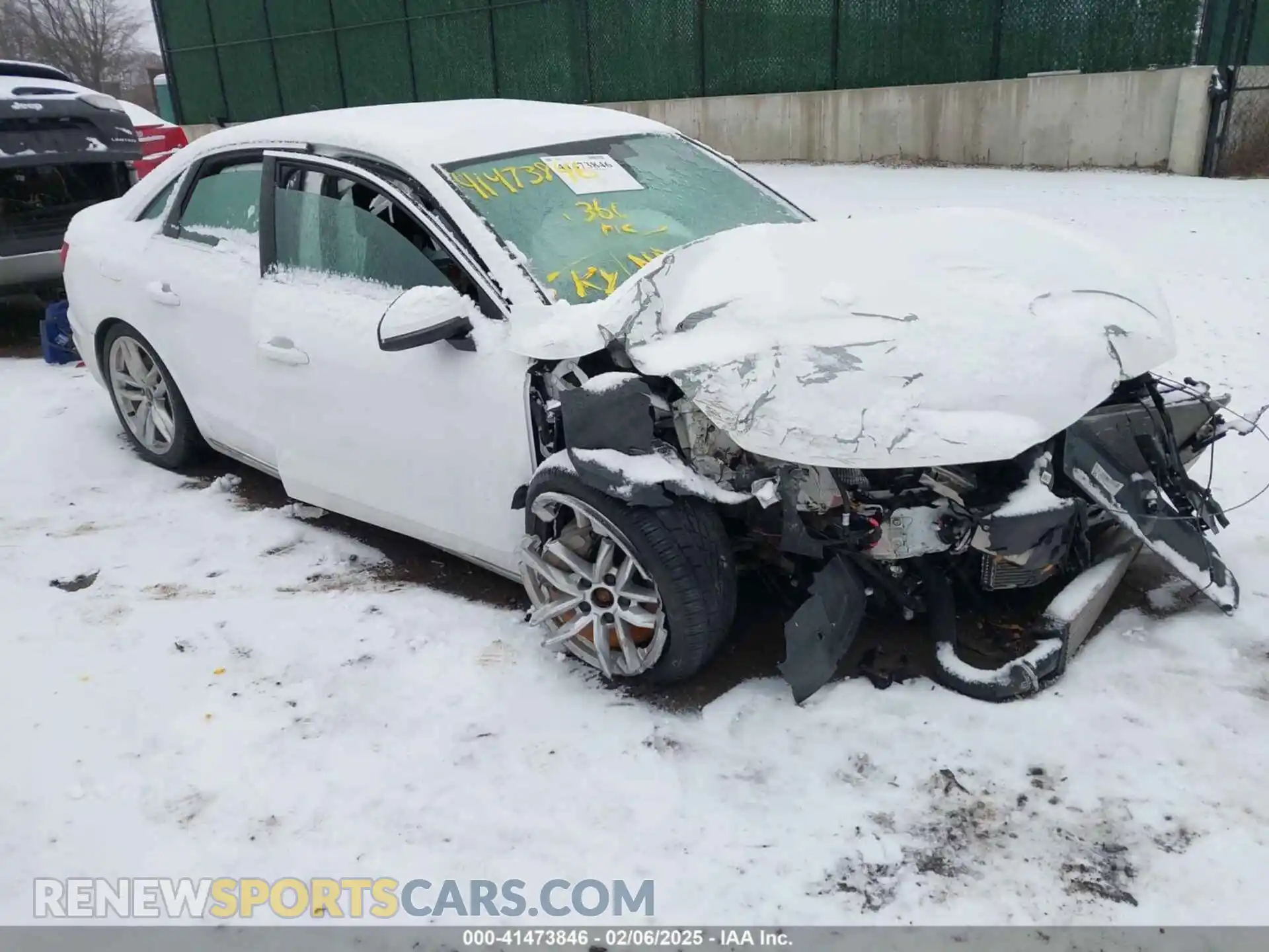 1 fotografías del automóvil dañado WAUEAAF48NN011774 AUDI A4 2022