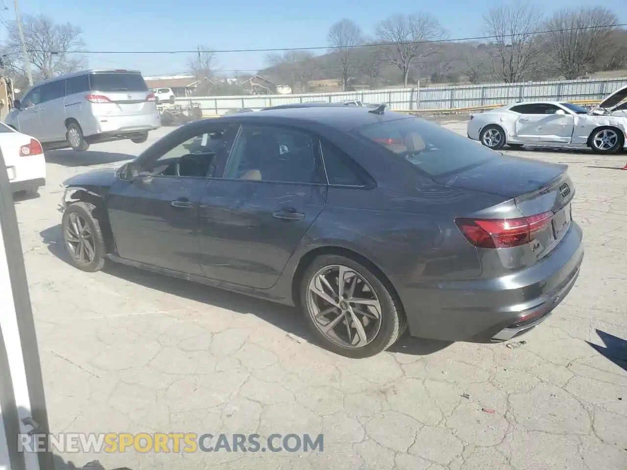 2 Photograph of a damaged car WAUEAAF49NA023990 AUDI A4 2022