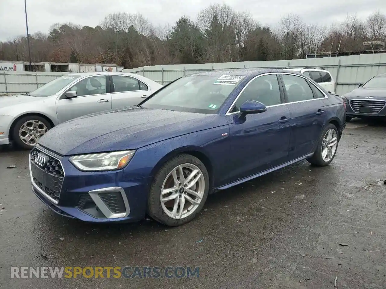 1 Photograph of a damaged car WAUEAAF49NN008091 AUDI A4 2022