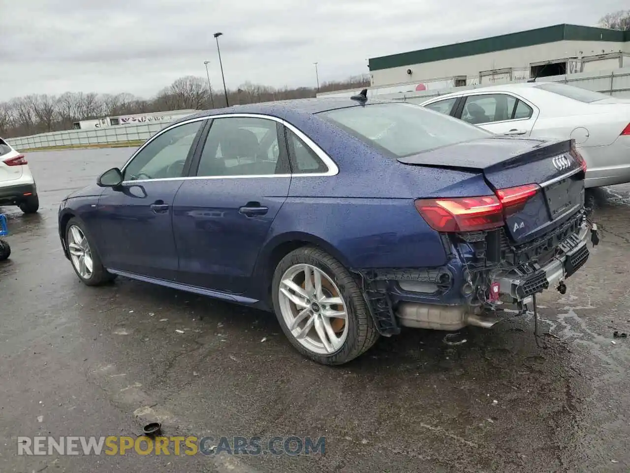 2 Photograph of a damaged car WAUEAAF49NN008091 AUDI A4 2022