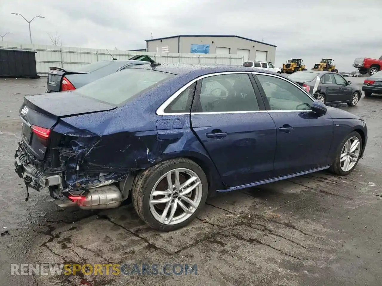3 Photograph of a damaged car WAUEAAF49NN008091 AUDI A4 2022
