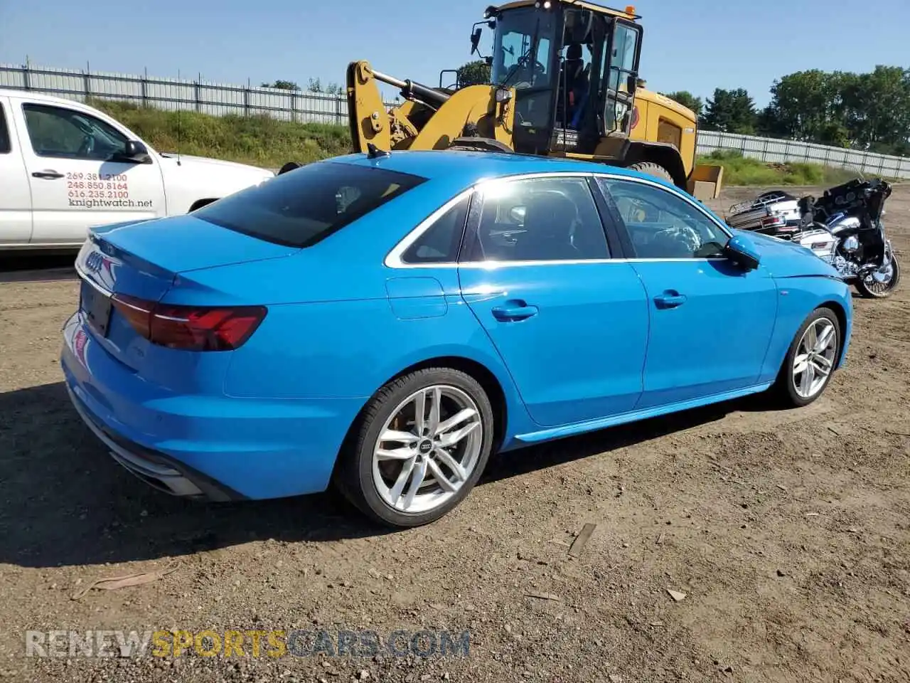 3 Photograph of a damaged car WAUEAAF49NN008916 AUDI A4 2022