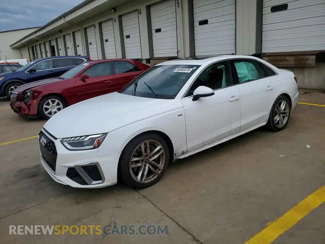 1 fotografías del automóvil dañado WAUEAAF49NN013338 AUDI A4 2022