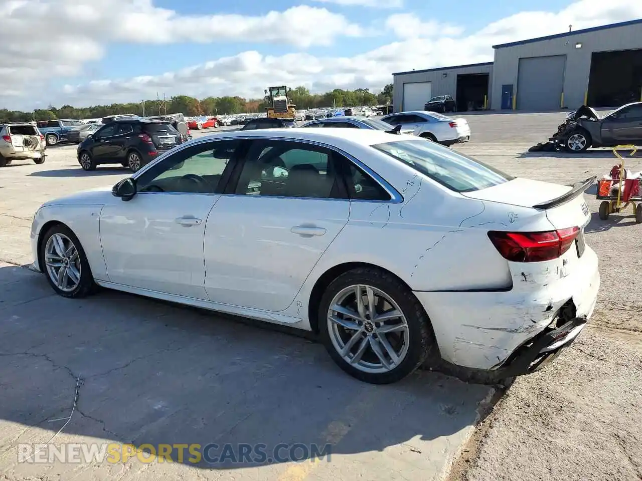 2 Фотография поврежденного автомобиля WAUEAAF49NN013677 AUDI A4 2022