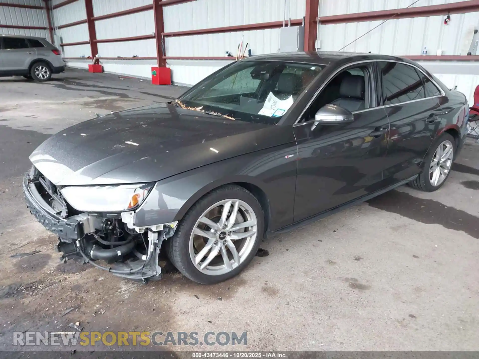 2 Photograph of a damaged car WAUEAAF49NN014960 AUDI A4 2022