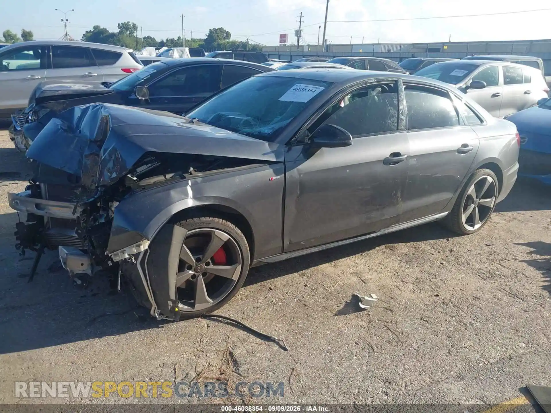 2 Фотография поврежденного автомобиля WAUEAAF4XNN003725 AUDI A4 2022