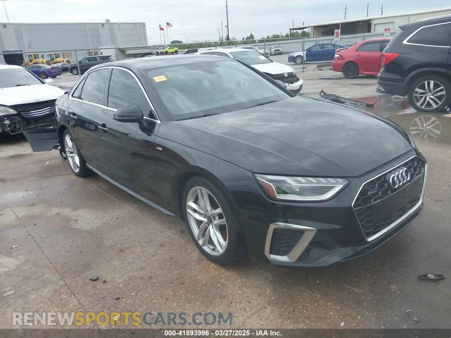 1 Photograph of a damaged car WAUEAAF4XNN006477 AUDI A4 2022