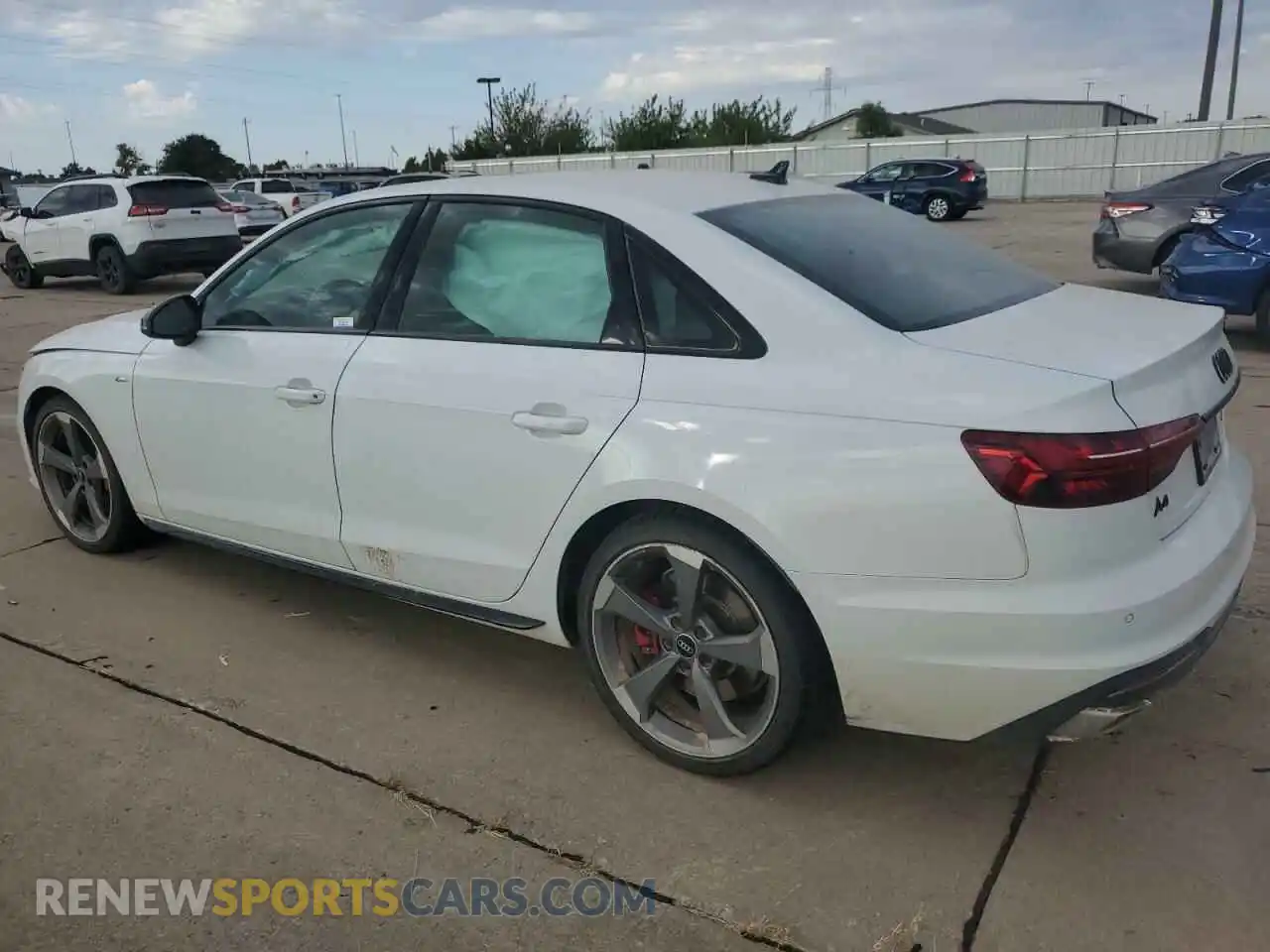 2 Photograph of a damaged car WAUEABF40NA008350 AUDI A4 2022