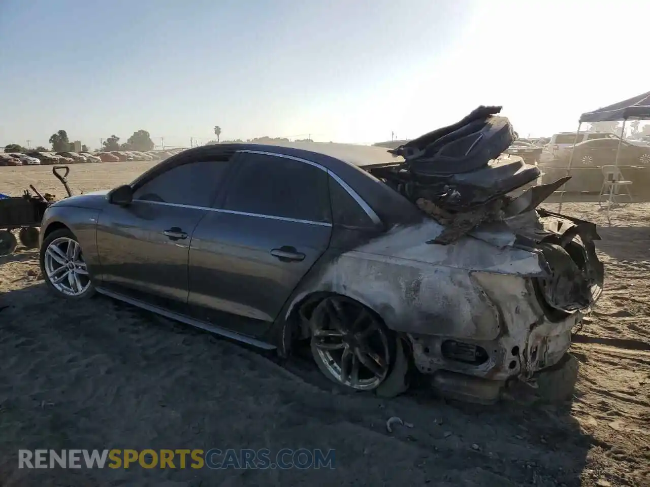 2 Photograph of a damaged car WAUFAAF47NN012578 AUDI A4 2022