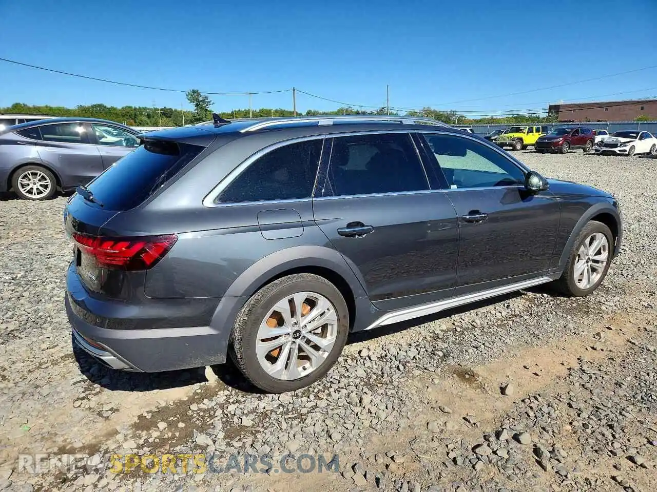 3 fotografías del automóvil dañado WA18AAF45PA030903 AUDI A4 2023