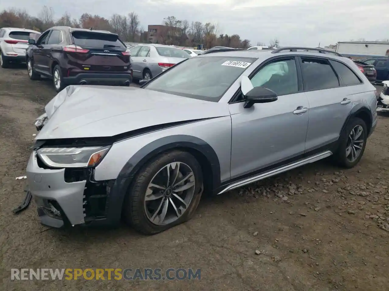 1 Photograph of a damaged car WA18AAF46PA047631 AUDI A4 2023