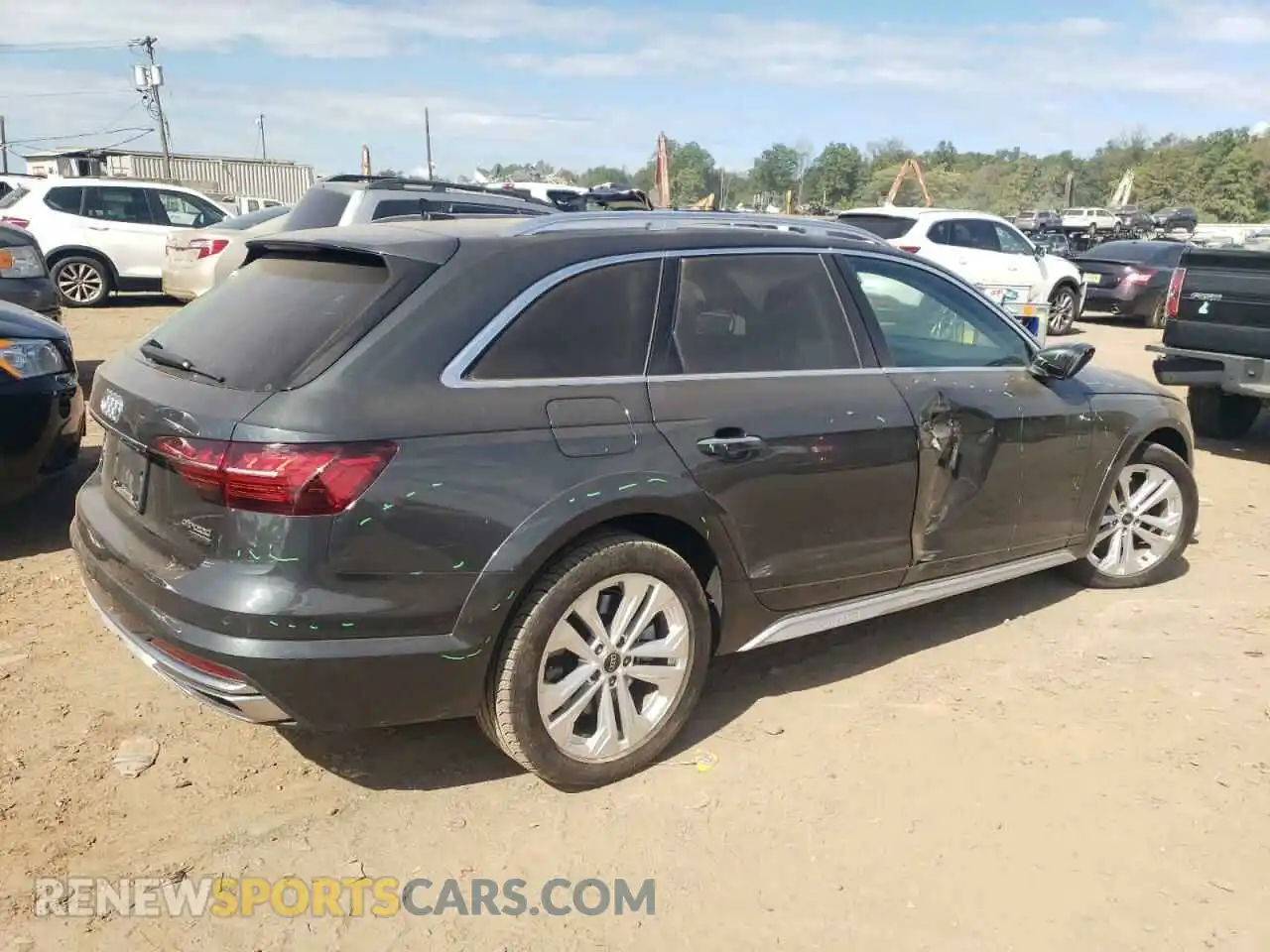 3 Photograph of a damaged car WA18ABF46PA075807 AUDI A4 2023