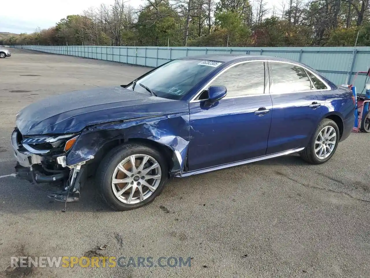 1 Photograph of a damaged car WAUABAF40PA027408 AUDI A4 2023