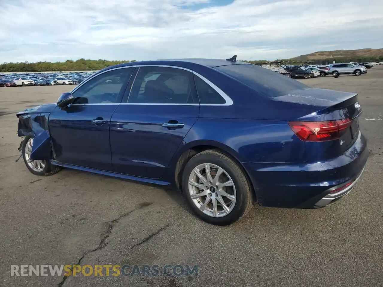 2 Photograph of a damaged car WAUABAF40PA027408 AUDI A4 2023