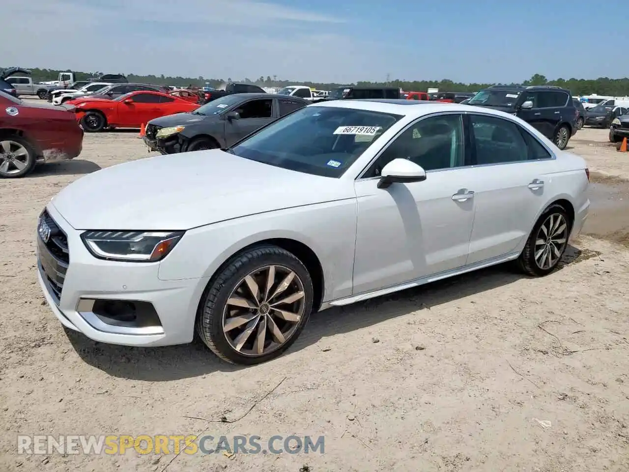 1 Photograph of a damaged car WAUABAF41PN012571 AUDI A4 2023
