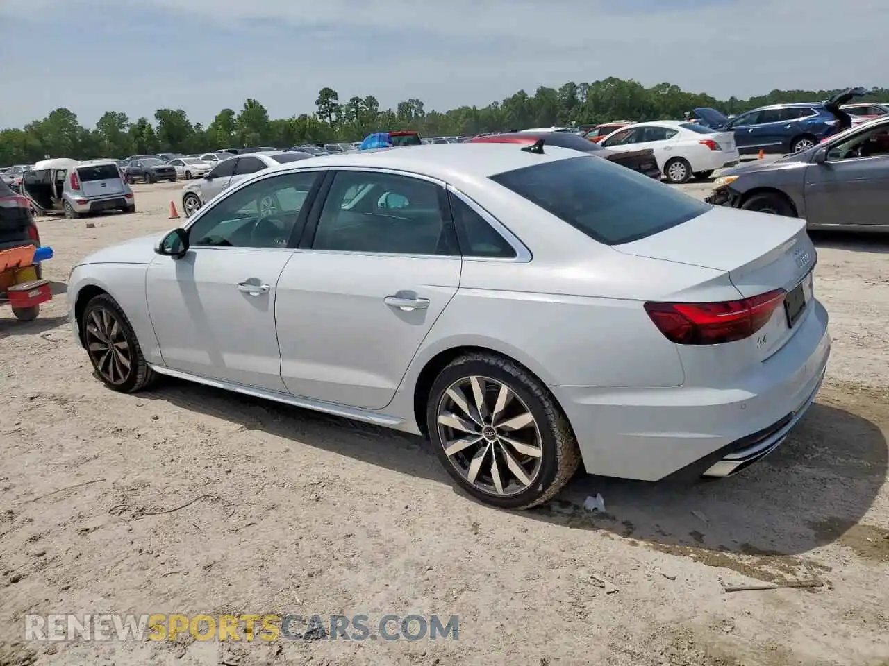 2 Photograph of a damaged car WAUABAF41PN012571 AUDI A4 2023