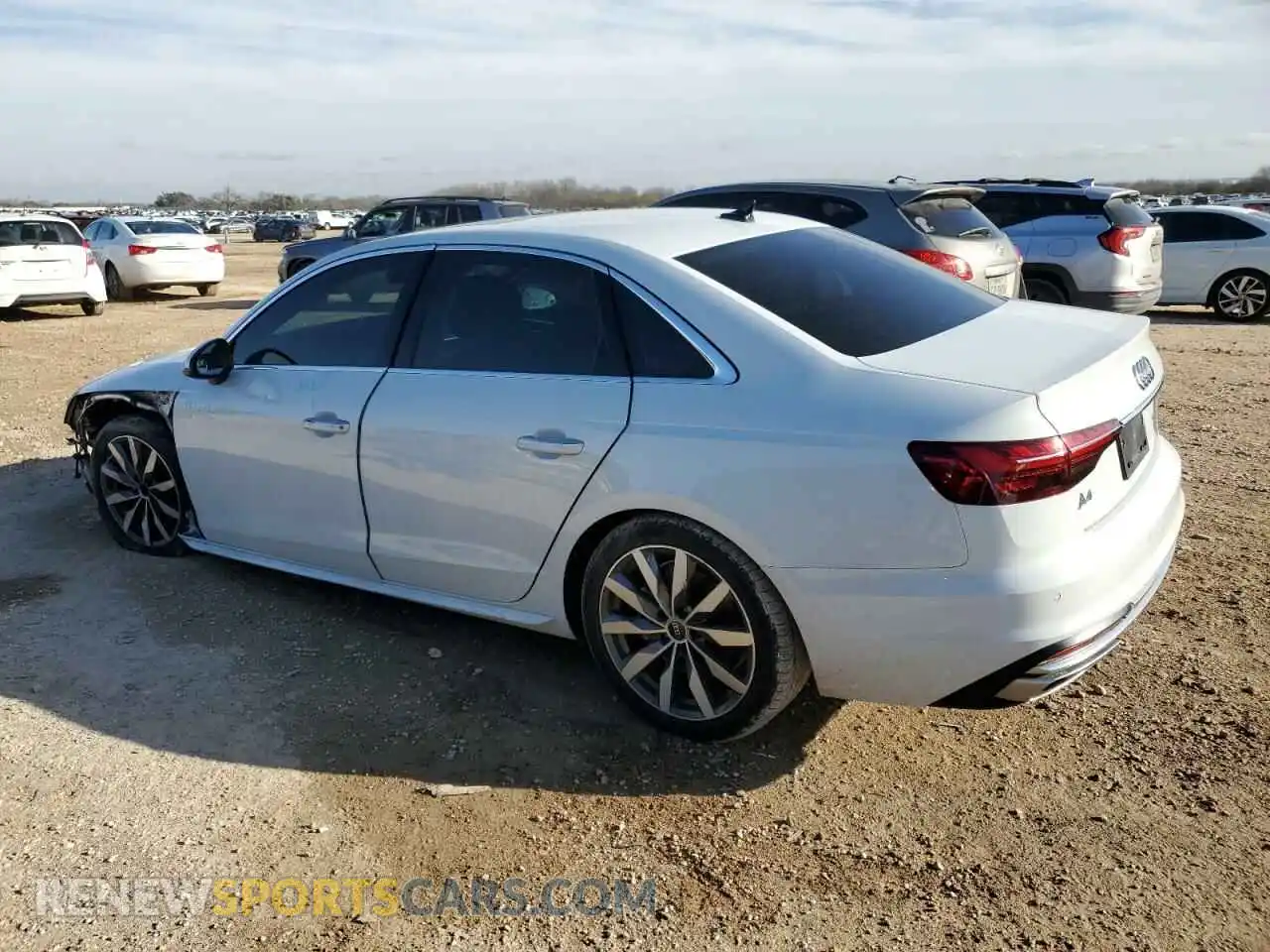 2 Photograph of a damaged car WAUABAF43PN021241 AUDI A4 2023
