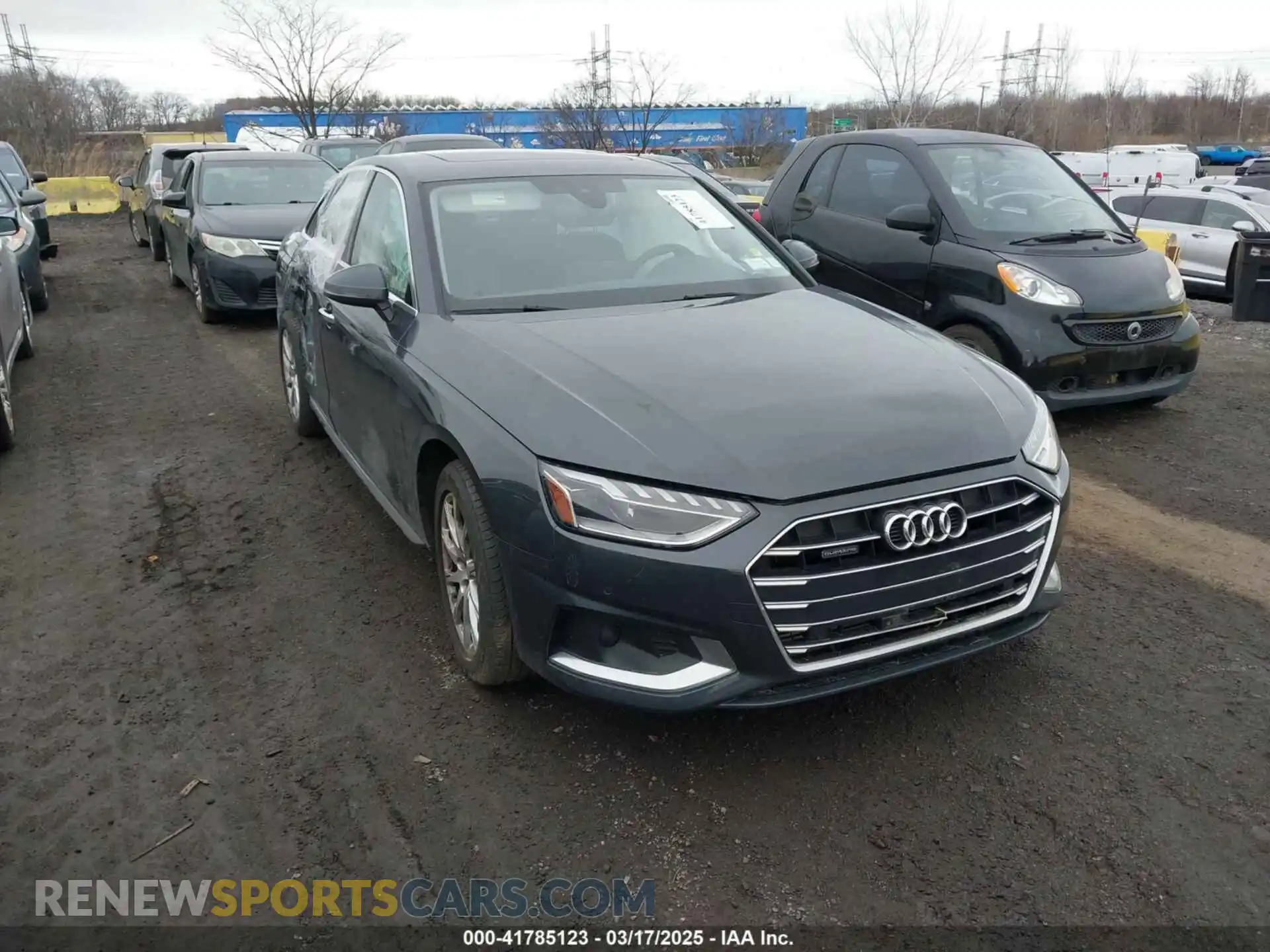 1 Photograph of a damaged car WAUABAF46PA021970 AUDI A4 2023