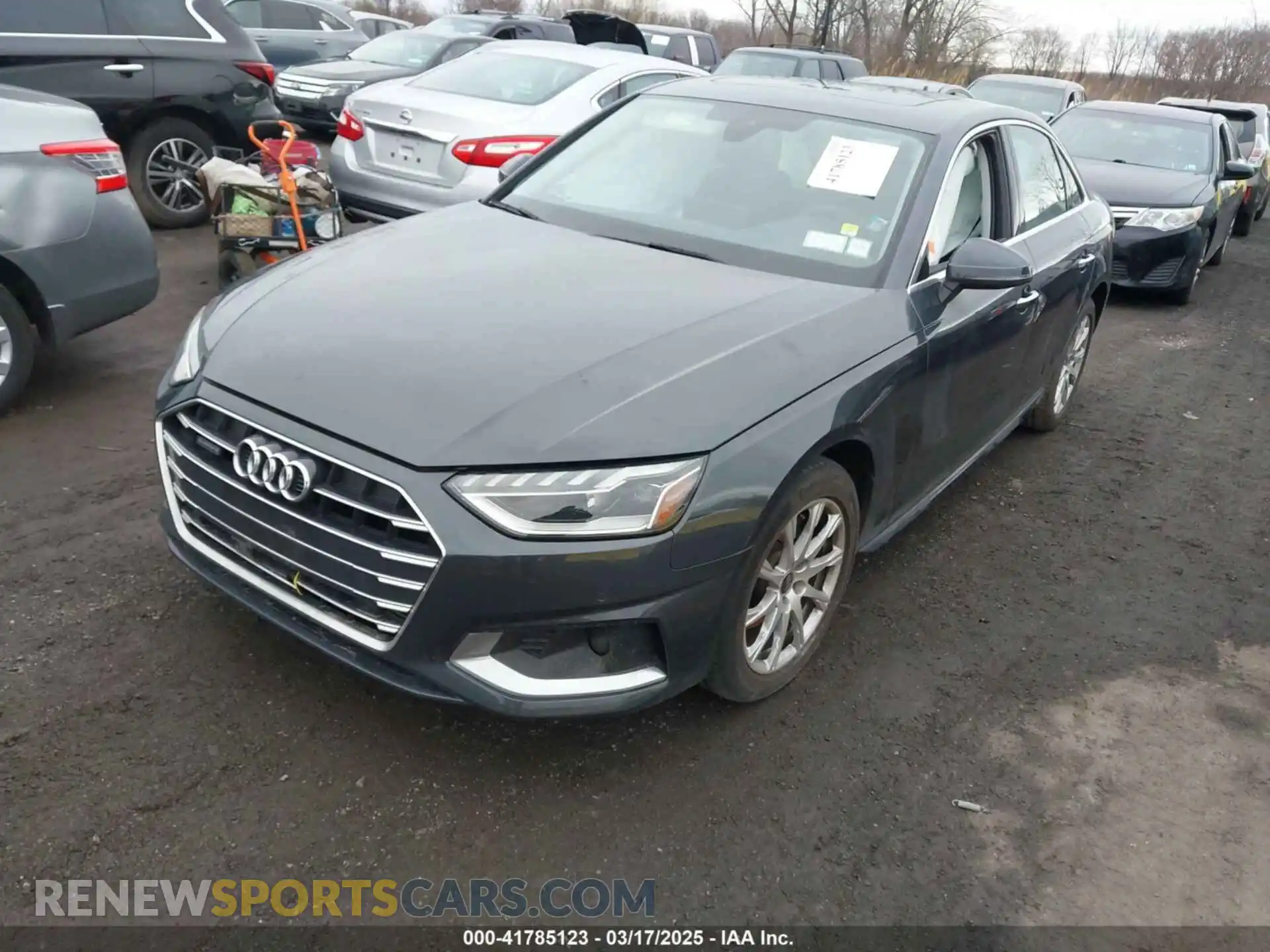 2 Photograph of a damaged car WAUABAF46PA021970 AUDI A4 2023