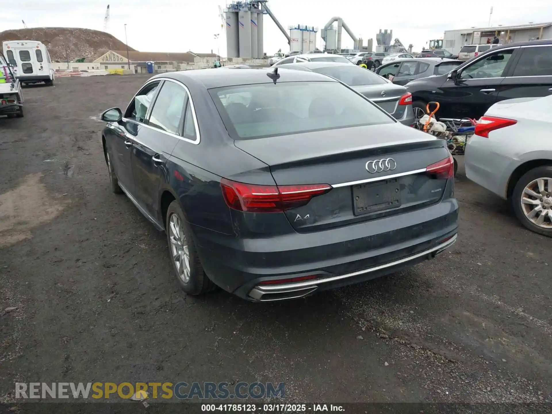 3 Photograph of a damaged car WAUABAF46PA021970 AUDI A4 2023