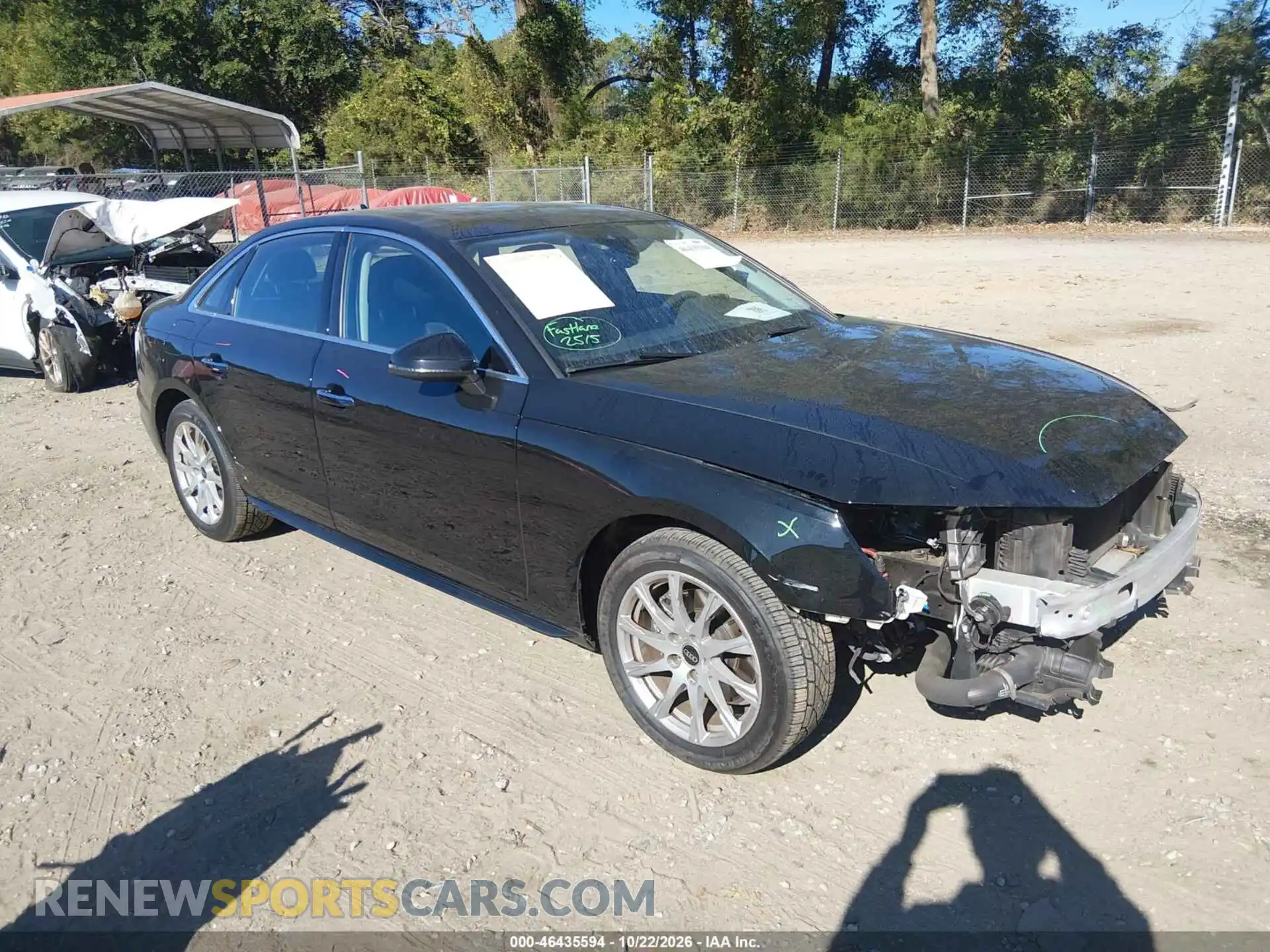 1 Photograph of a damaged car WAUABAF48PN012180 AUDI A4 2023