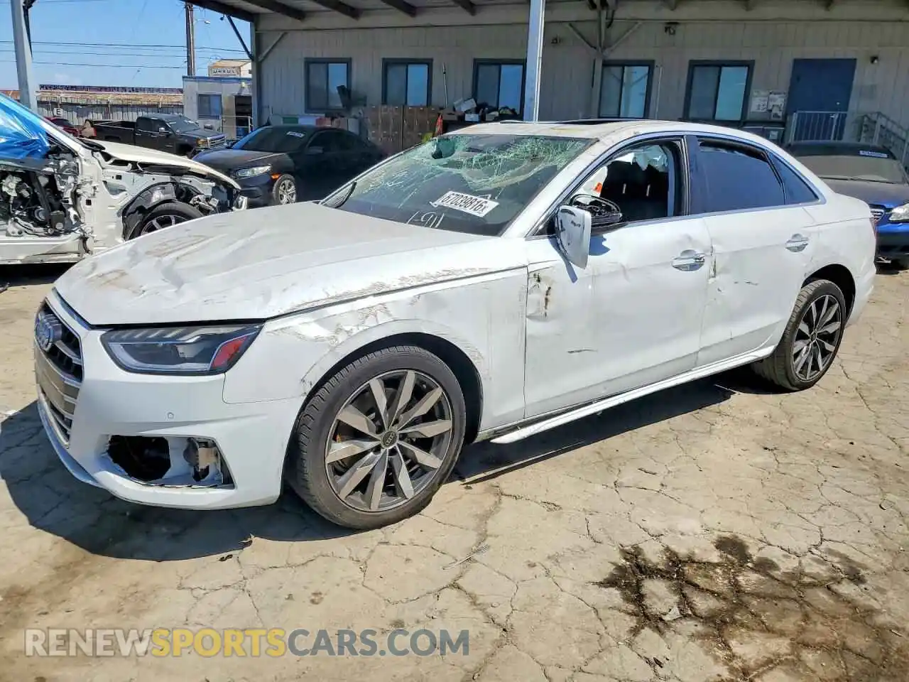 1 Фотография поврежденного автомобиля WAUABAF49PN020367 AUDI A4 2023
