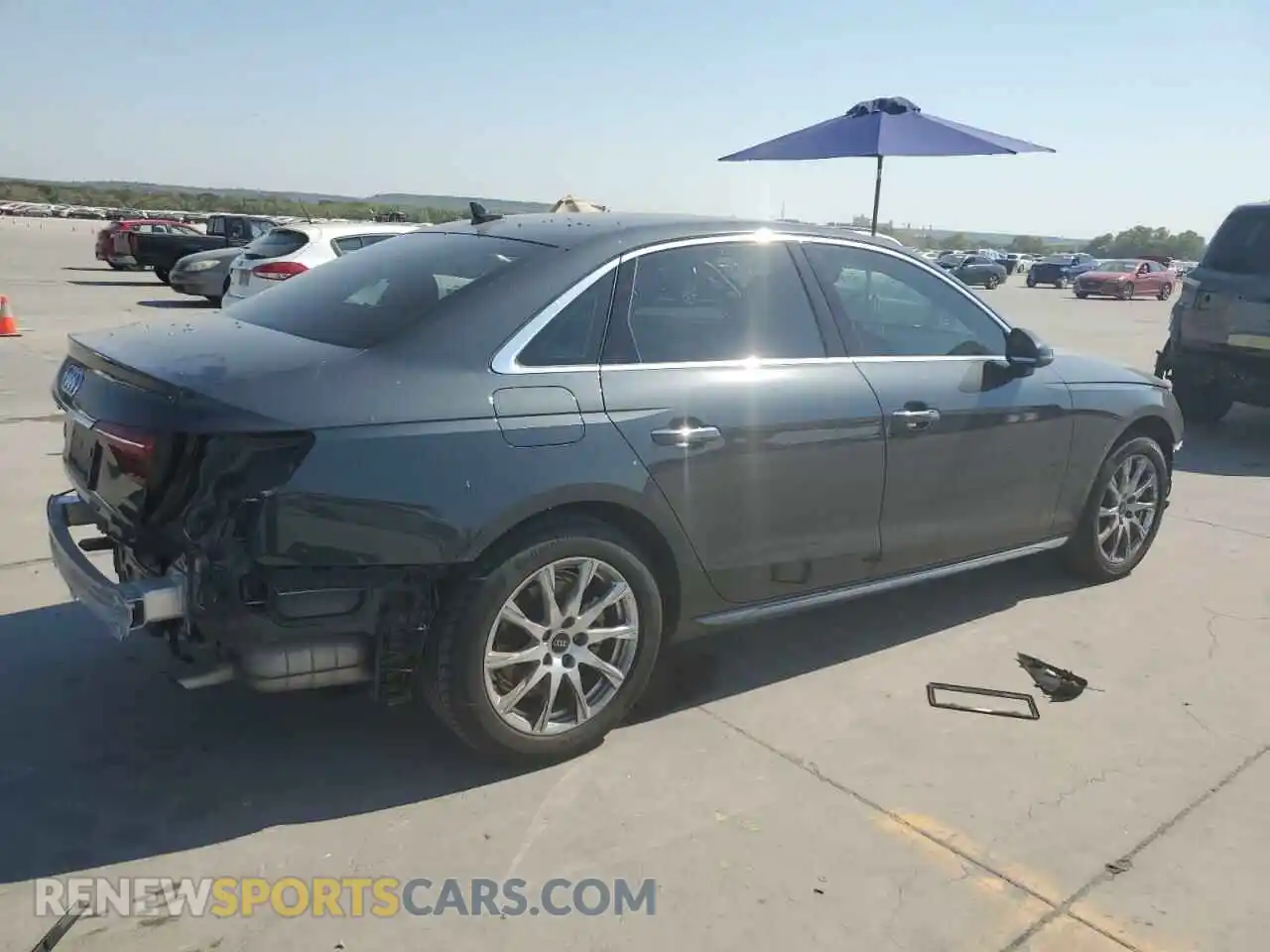 3 Photograph of a damaged car WAUABAF4XPA011975 AUDI A4 2023