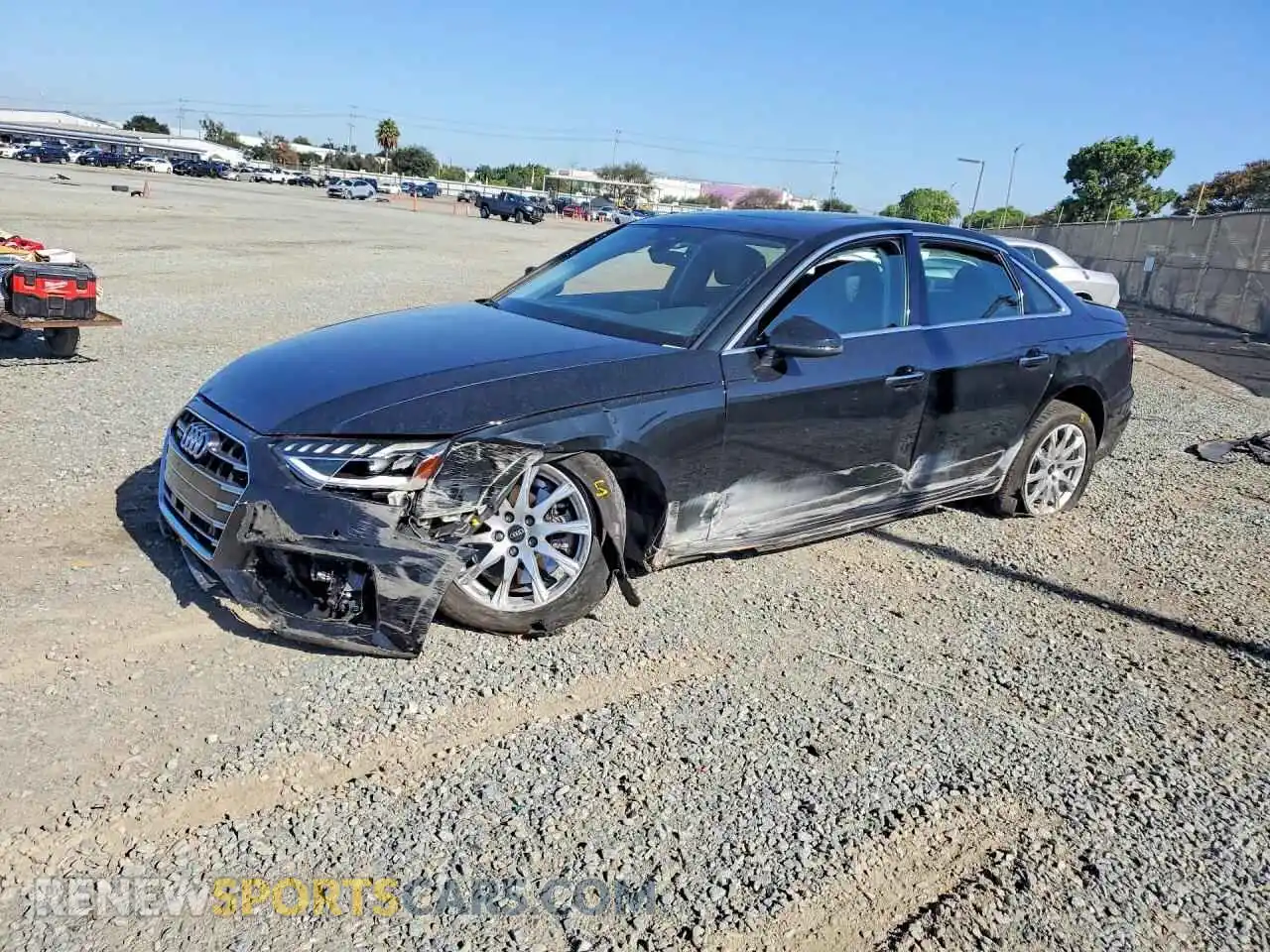 1 Photograph of a damaged car WAUABAF4XPN004064 AUDI A4 2023
