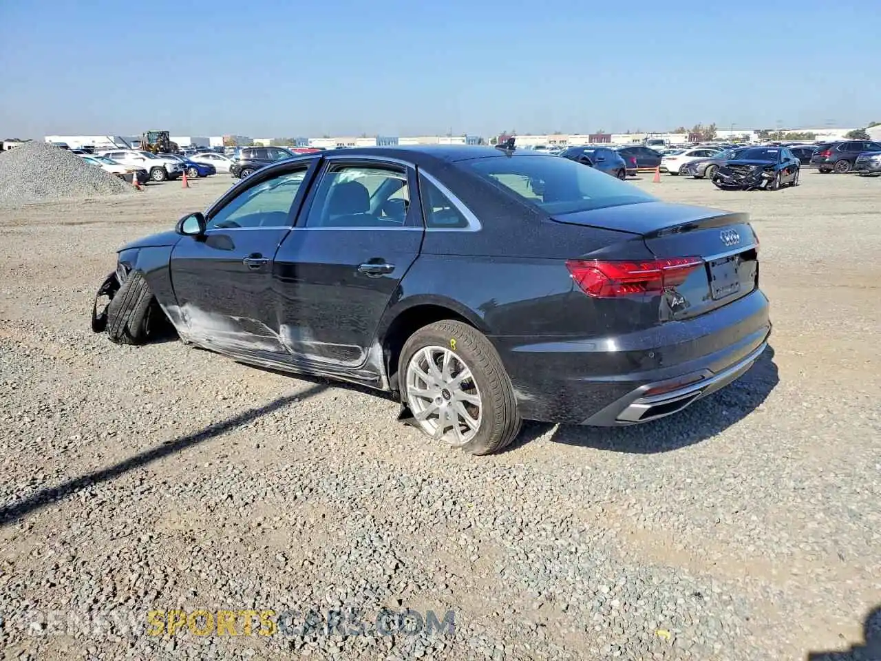 2 Photograph of a damaged car WAUABAF4XPN004064 AUDI A4 2023