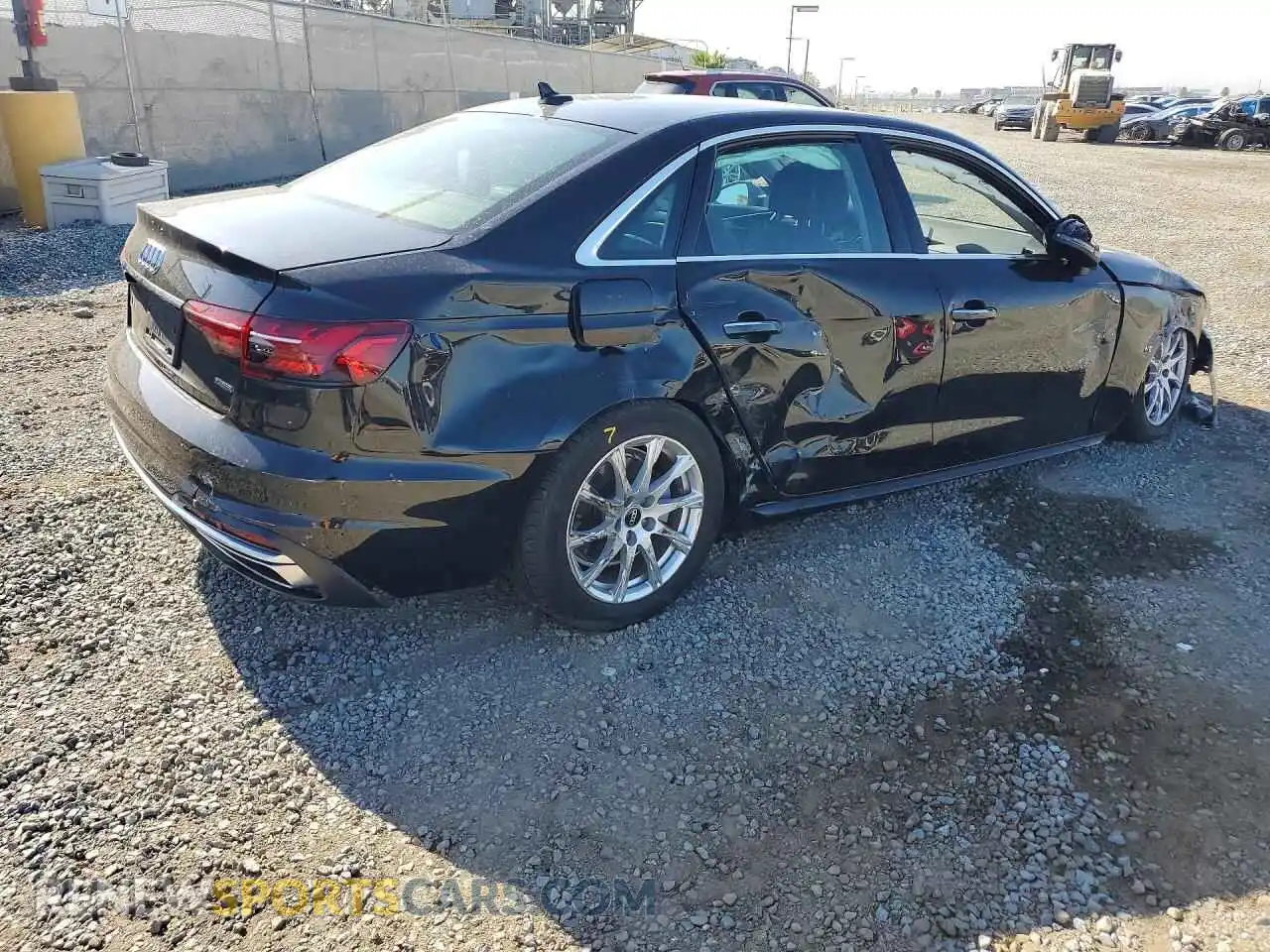 3 Photograph of a damaged car WAUABAF4XPN004064 AUDI A4 2023