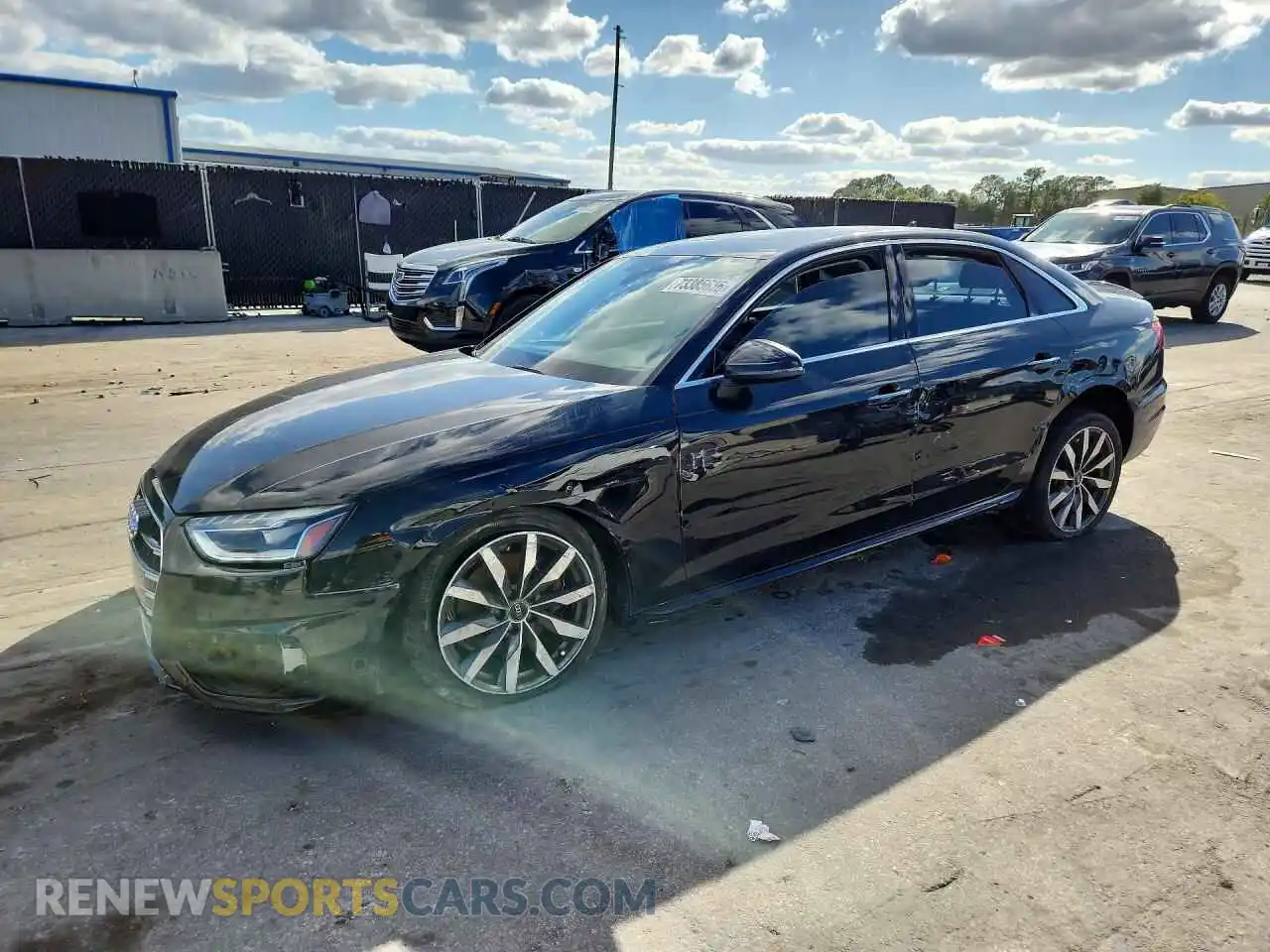 1 fotografías del automóvil dañado WAUABAF4XPN005229 AUDI A4 2023