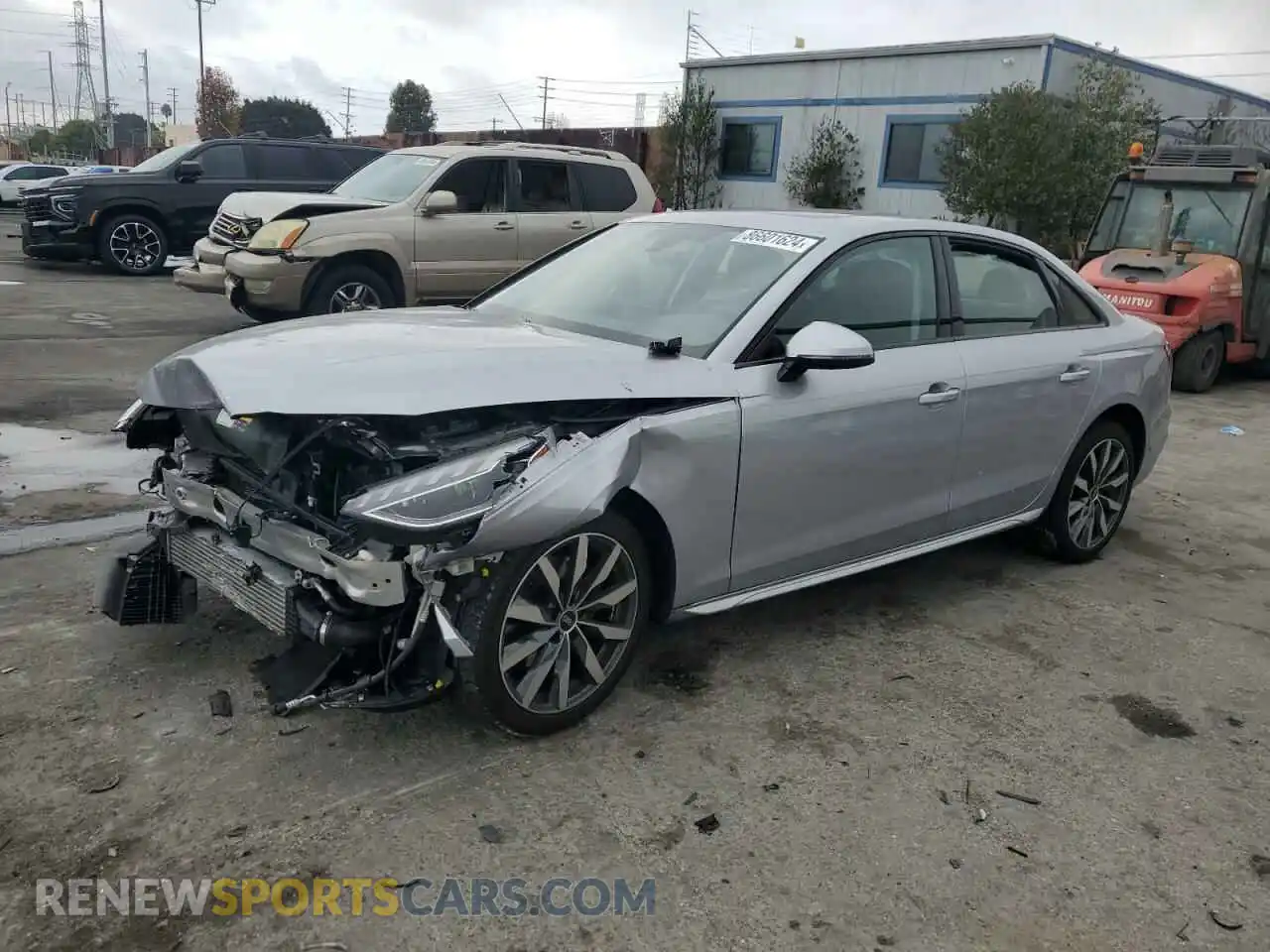 1 Photograph of a damaged car WAUBBAF40PA030572 AUDI A4 2023