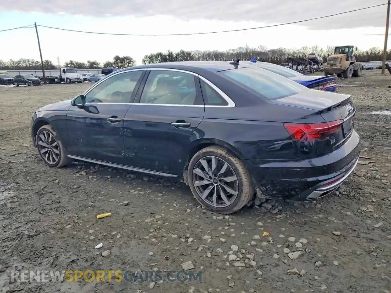 2 Photograph of a damaged car WAUBBAF41PN020416 AUDI A4 2023