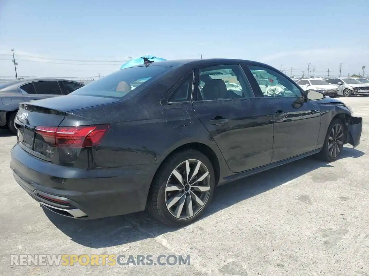3 Photograph of a damaged car WAUBBAF41PN022666 AUDI A4 2023