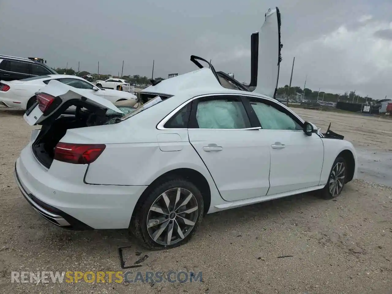 3 Photograph of a damaged car WAUBBAF42PN020375 AUDI A4 2023