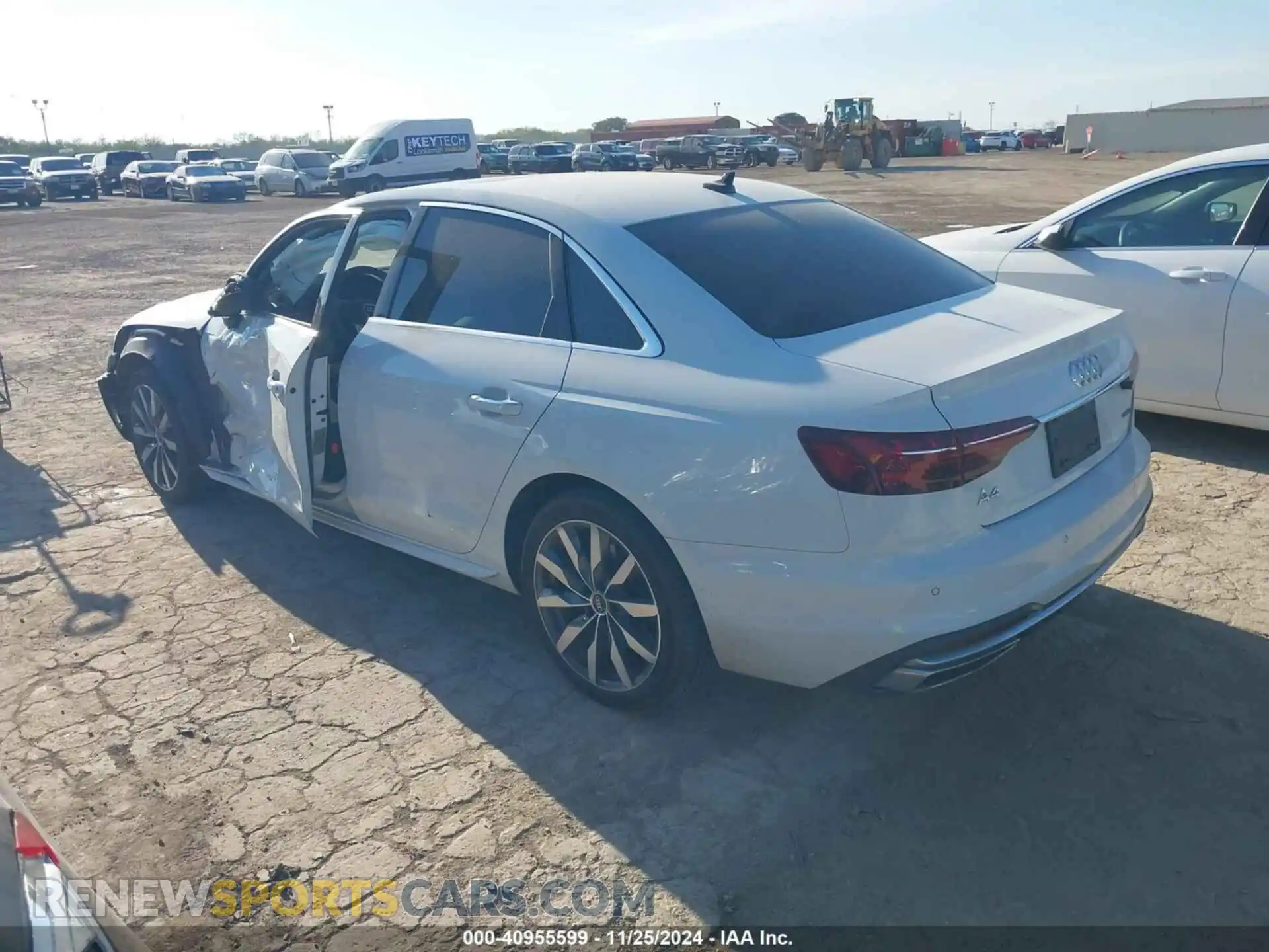 3 Photograph of a damaged car WAUBBAF49PA036421 AUDI A4 2023