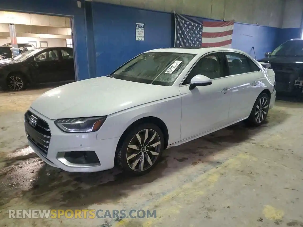 1 Photograph of a damaged car WAUBBAF4XPN008698 AUDI A4 2023