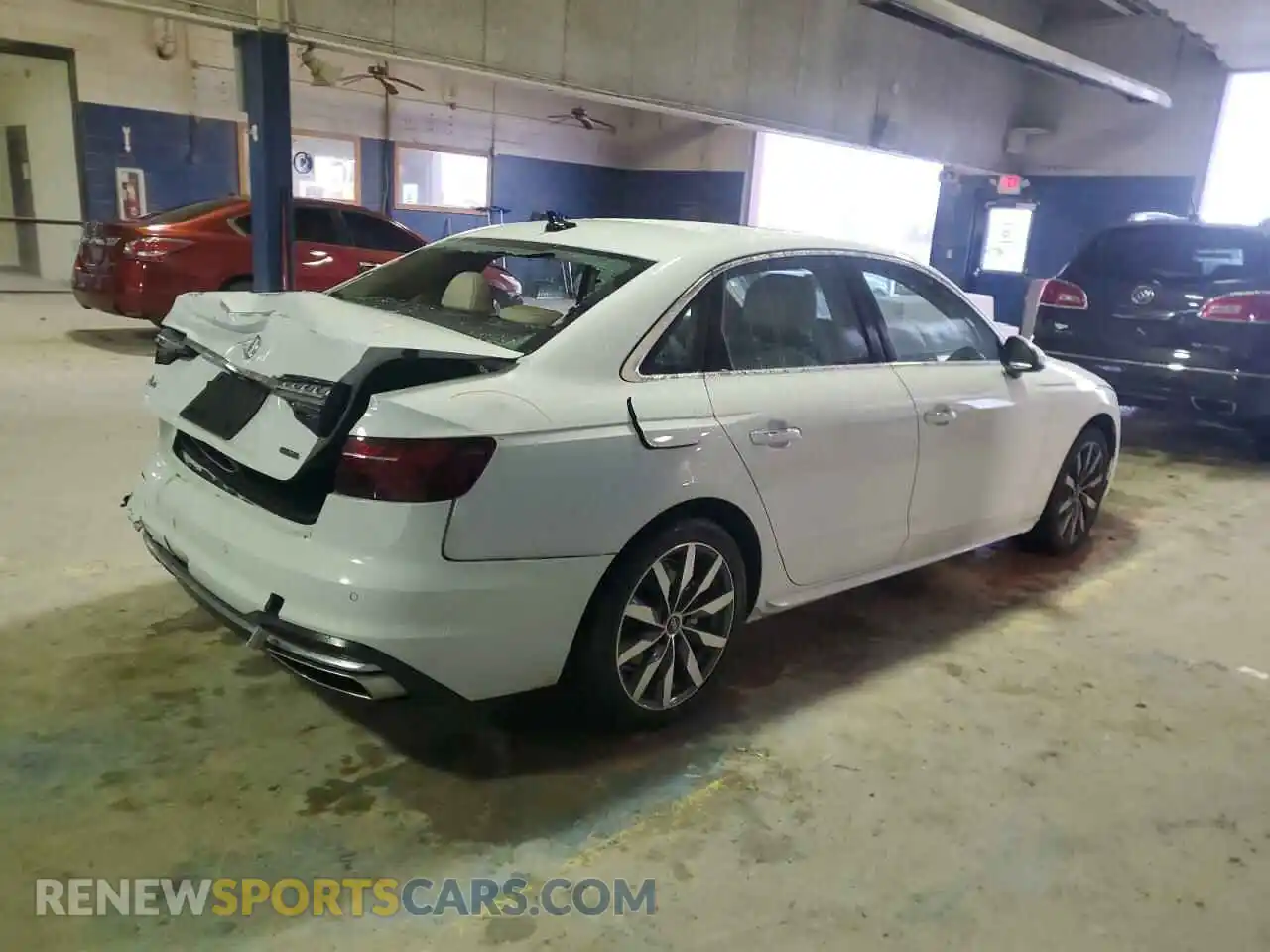 3 Photograph of a damaged car WAUBBAF4XPN008698 AUDI A4 2023