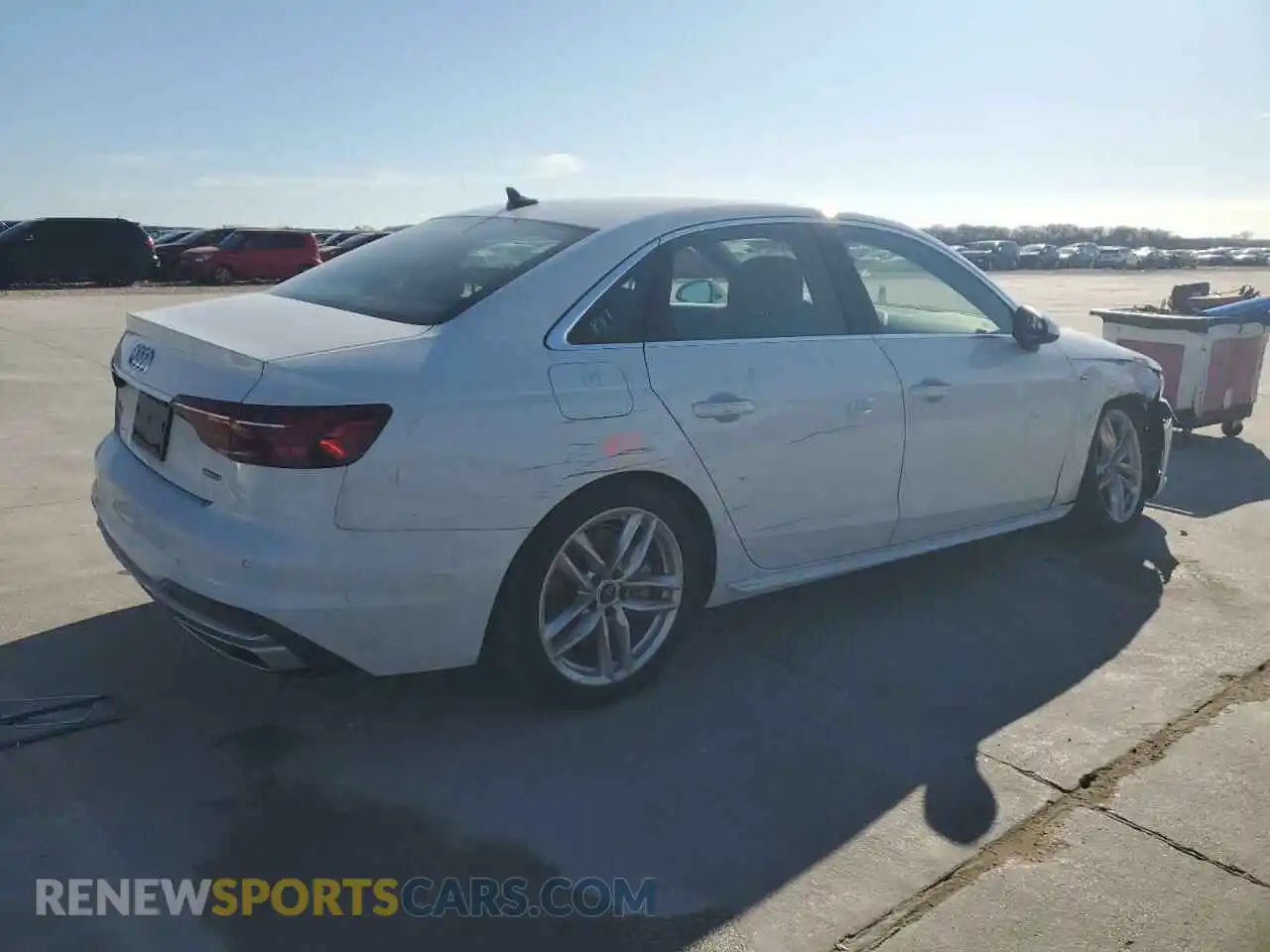 3 Фотография поврежденного автомобиля WAUDAAF49PN017842 AUDI A4 2023