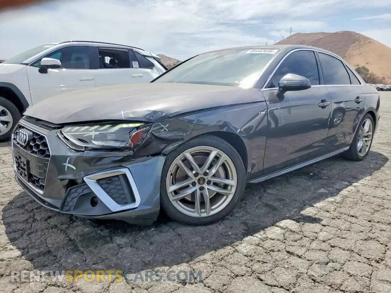 1 Photograph of a damaged car WAUDAAF49PN021454 AUDI A4 2023