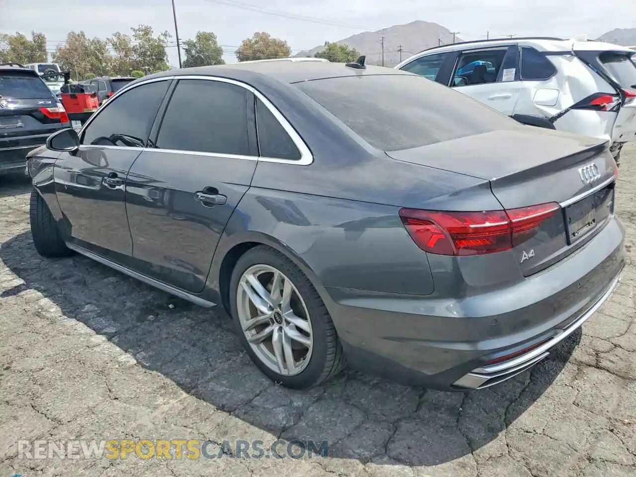2 Photograph of a damaged car WAUDAAF49PN021454 AUDI A4 2023